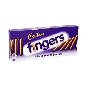 Cadbury Dairy Milk Fingers Chocolate Covered Biscuits PMP 114g (UK) - Yum At Hart