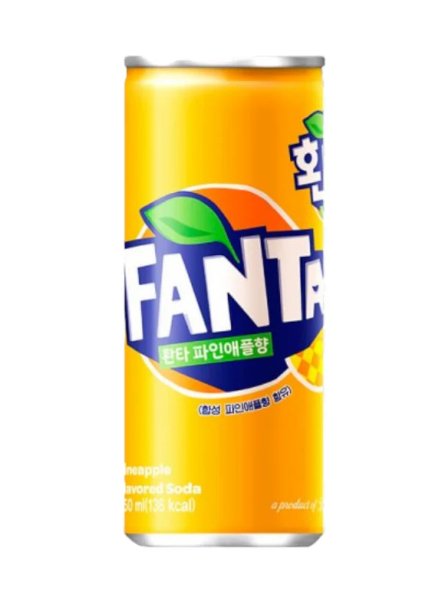 Fanta Pineapple 250ml (Korea) - Yum At Hart