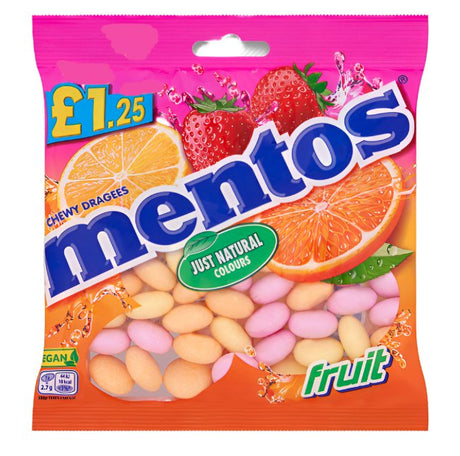 Mentos Fruit Bag PMP 135g (UK) - Yum At Hart