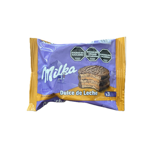 Milka Alfajor Triple Stacking with Dulce de Leche (Argentina) - Yum At Hart