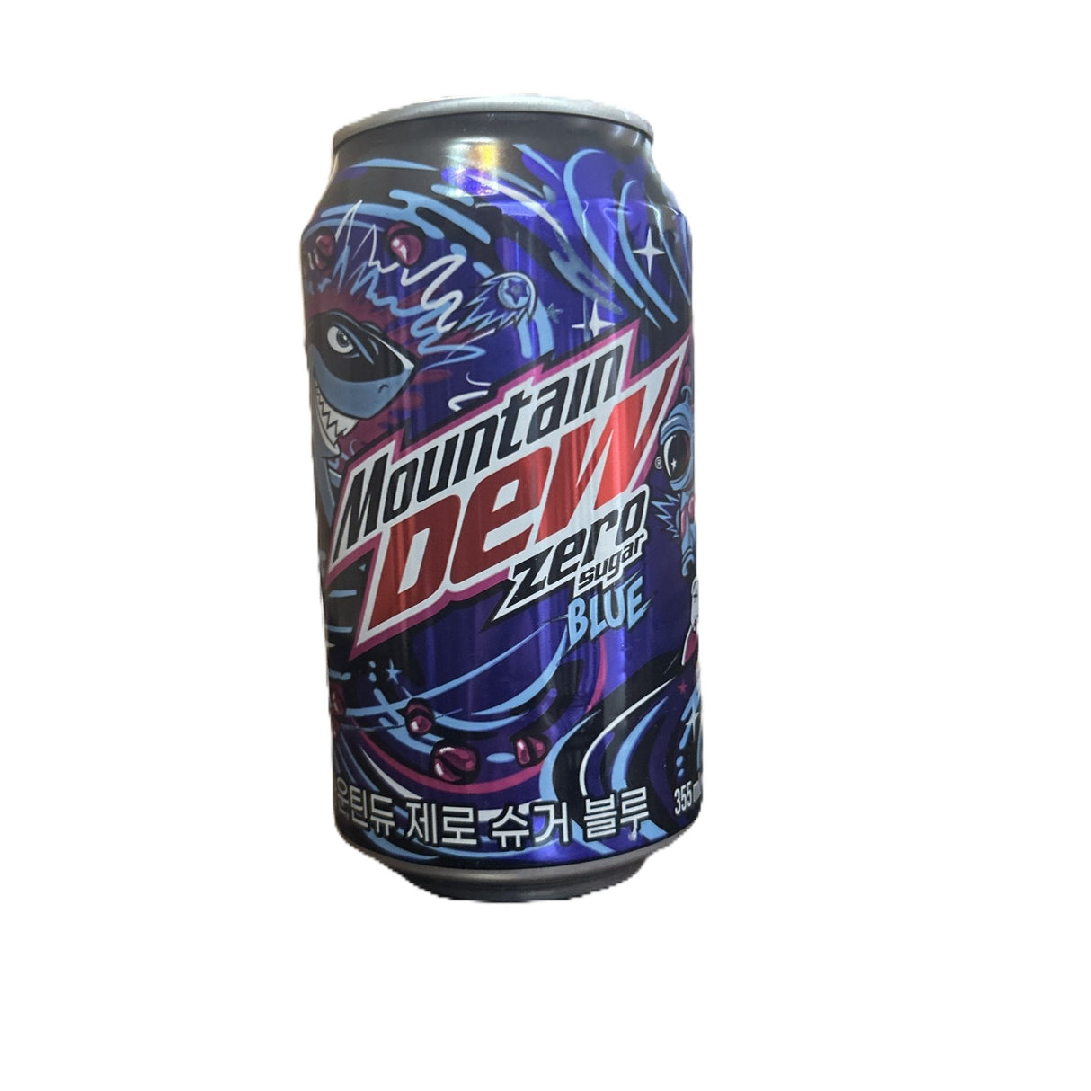 Mountain Dew Blue Zero Sugar - Lemon and Black Raspberry 355mL (Korea) - Yum At Hart