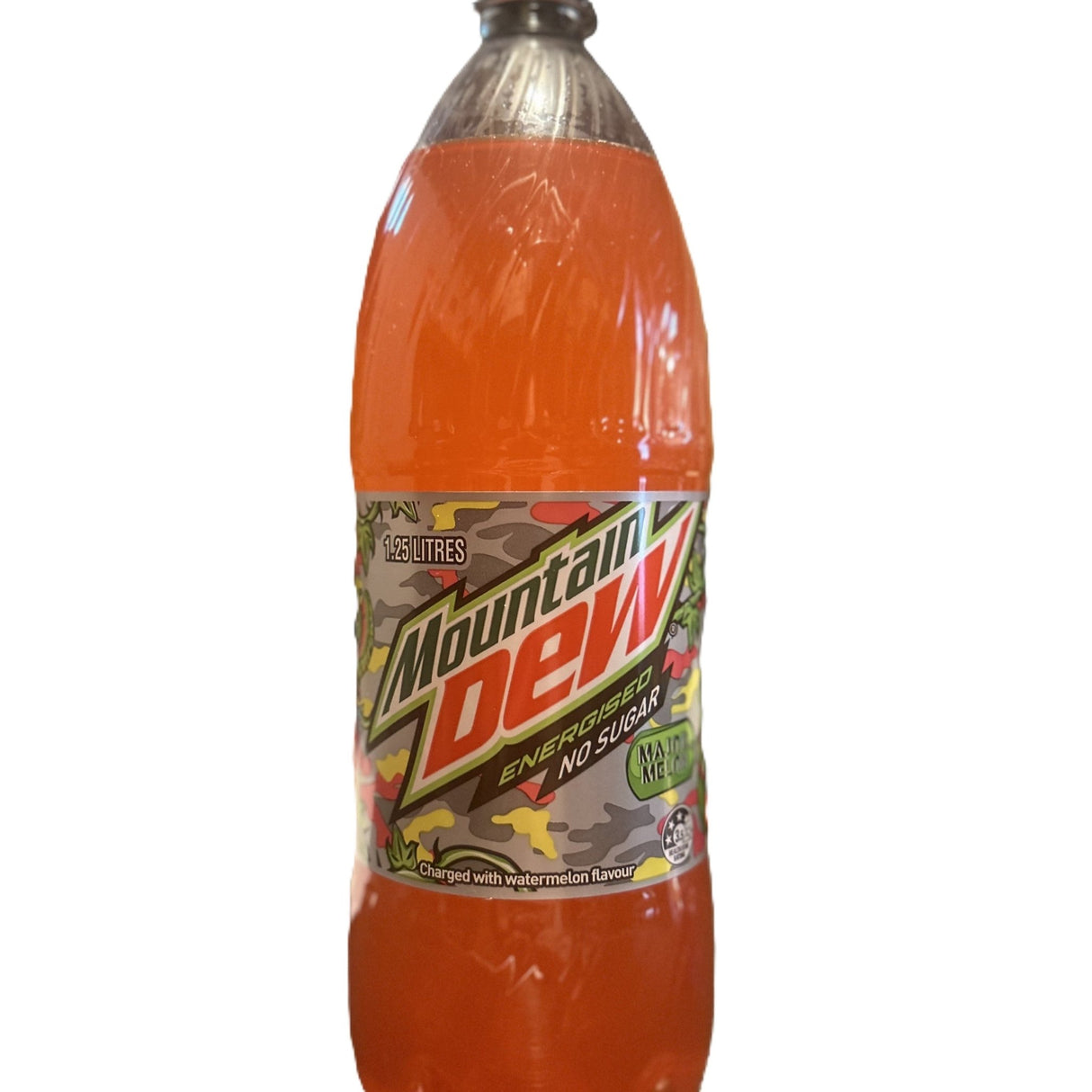 Mountain Dew Energised Major Melon No Sugar (Australia) - Yum At Hart