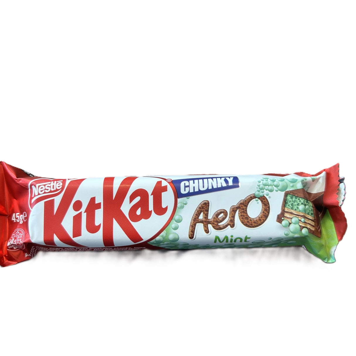 Nestle KitKat Chunky Aero Mint 45g (Australia) - Yum At Hart