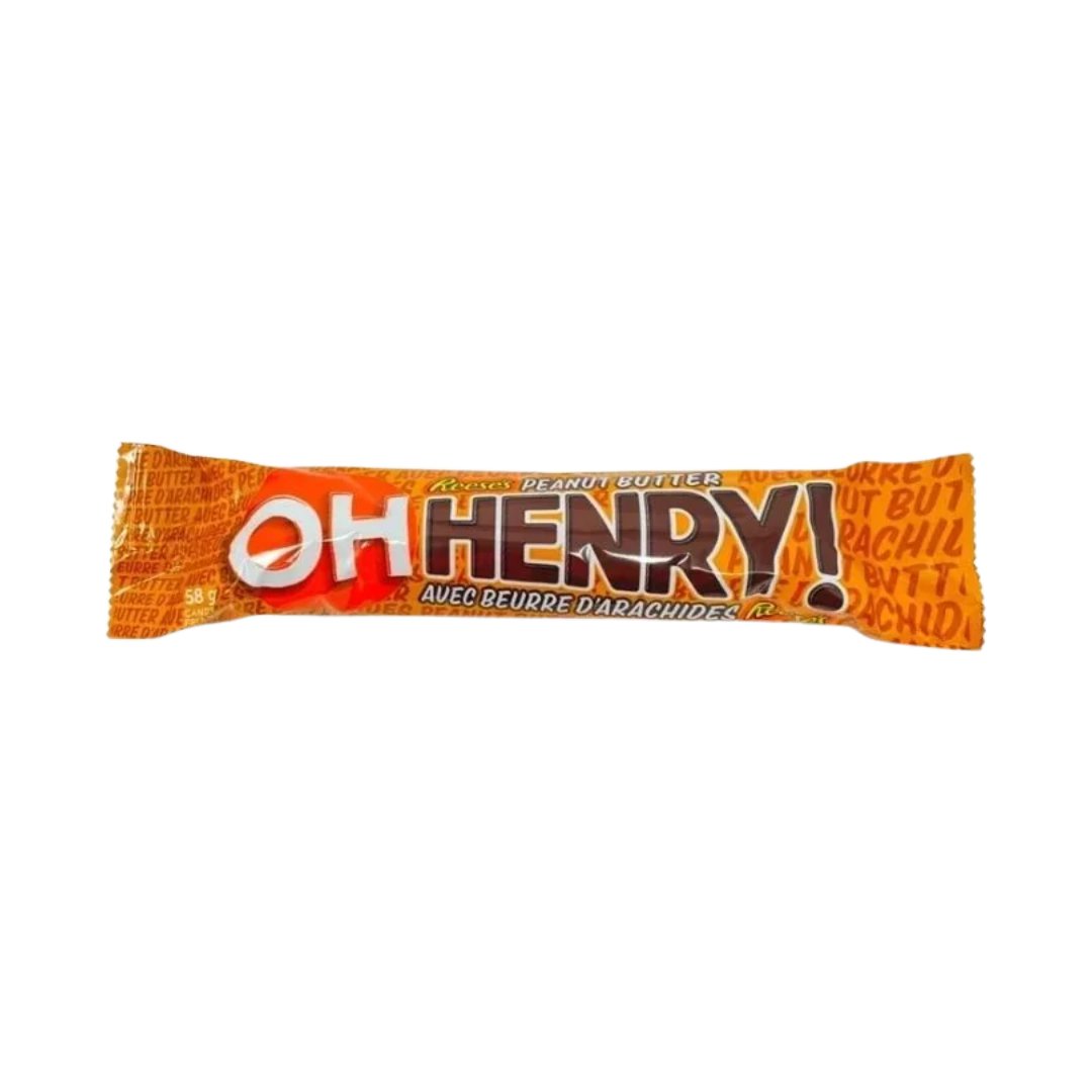 Oh Henry! with Reese's Peanut Butter 58g (Canada) - Yum At Hart