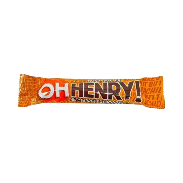 Oh Henry! with Reese's Peanut Butter 58g (Canada) - Yum At Hart