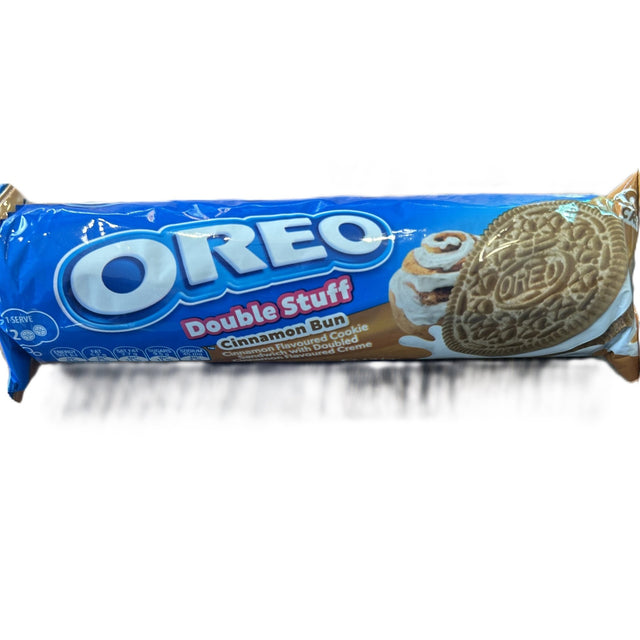 Oreo Double Stuff Cinnamon Bun Cookies 131g (Australia) - Yum At Hart