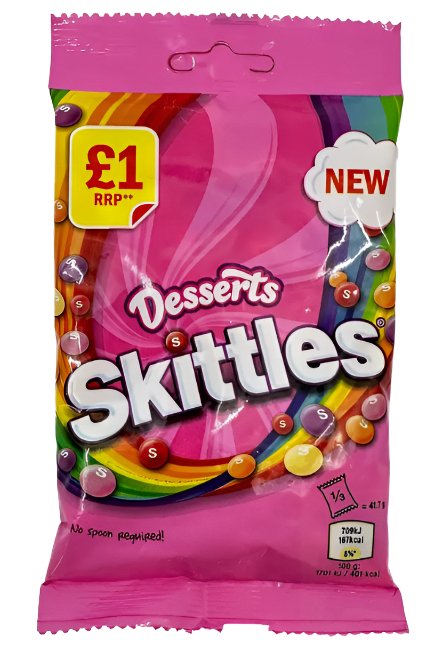 Skittles Desserts Sweets 125g (UK) - Yum At Hart