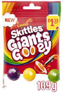 Skittles Giants Gooey Sweets Fruits Treat Bag PMP 109g (UK) - Yum At Hart