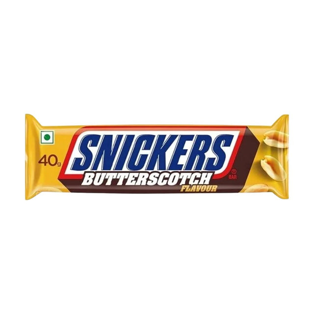 Snickers Butterscotch Flavour Chocolates - 40 gm Bar (India) - Yum At Hart