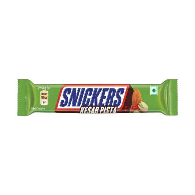 Snickers Kesar Pista Chocolate Bar - 42gm (India) - Yum At Hart