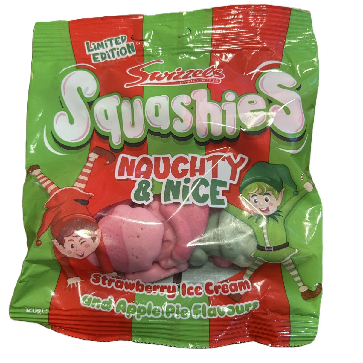 Swizzels Strawberry and Apple Pie Flavours Squashies 120g Limited Edition (UK) - Yum At Hart